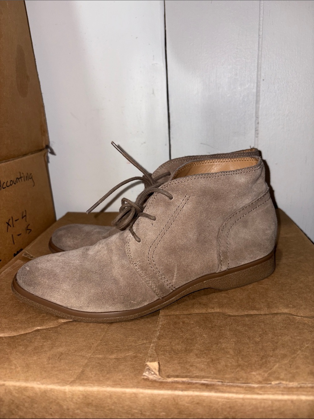 Franco Sarto Women’s Suede Chukka Boots size 8M
